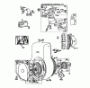 Toro 38155 (826) - 826 Snowthrower, 1985 (5000001-5999999) Ricambi ENGINE BRIGGS & STRATTON MODEL NO. 190402-2720-01 #2