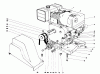 Toro 38160 (1132) - 1132 Snowthrower, 1980 (0000001-0999999) Ricambi ENGINE ASSEMBLY (MODEL 38150)