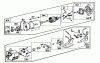 Toro 38160 (1132) - 1132 Snowthrower, 1981 (1000001-1999999) Ricambi STARTER MOTOR KIT (8 H.P. & 11 H.P. SNOWTHROWER MODEL 38150 & 38