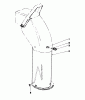 Toro 38160 (1132) - 1132 Snowthrower, 1982 (2000001-2999999) Ricambi CHUTE EXTENSION KIT 26-1100 (OPTIONAL)