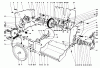 Toro 38160 (1132) - 1132 Snowthrower, 1982 (2000001-2999999) Ricambi TRACTION ASSEMBLY