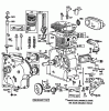 Toro 38160 (1132) - 1132 Snowthrower, 1984 (4000001-4999999) Ricambi ENGINE BRIGGS & STRATTON MODEL NO. 252416-0677-01 #1