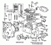 Toro 38160 (1132) - 1132 Snowthrower, 1985 (5000001-5999999) Ricambi ENGINE BRIGGS & STRATTON MODEL NO. 252416-0677-01 #1