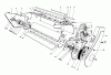 Toro 38162 (S-620) - S-620 Snowthrower, 1986 (6000001-6999999) Ricambi LOWER MAIN FRAME ASSEMBLY