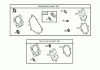 Toro 62925 - 206cc OHV Vacuum Blower, 2005 (250000001-250999999) Ricambi 358 ENGINE GASKET SET AND 1095 VALVE GASKET SET ASSEMBLIES BRIGGS AND STRATTON 126302-0245-E1