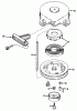 Toro 38162 (S-620) - S-620 Snowthrower, 1989 (9000001-9999999) Ricambi REWIND STARTER NO. 590537
