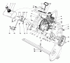 Toro 38162 (S-620) - S-620 Snowthrower, 1990 (0000001-0999999) Ricambi ENGINE ASSEMBLY