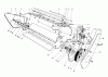 Toro 38165 (S-620) - S-620 Snowthrower, 1985 (5000001-5010000) Ricambi LOWER MAIN FRAME ASSEMBLY