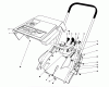 Toro 38165 (S-620) - S-620 Snowthrower, 1985 (5000001-5010000) Ricambi SHROUD & HANDLE ASSEMBLY