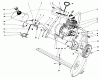 Toro 38165 (S-620) - S-620 Snowthrower, 1990 (0000001-0999999) Ricambi ENGINE ASSEMBLY