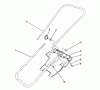 Toro 38171 - CCR Powerlite Snowthrower, 1992 (2000001-2999999) Ricambi HANDLE ASSEMBLY