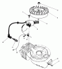 Toro 38180 - CCR 2000 Snowthrower, 1988 (8000001-8999999) Ricambi FLYWHEEL & MAGNETO ASSEMBLY