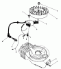 Toro 38180 - CCR 2000 Snowthrower, 1990 (0007974-0008194) Ricambi FLYWHEEL & MAGNETO ASSEMBLY (ENGINE MODEL NO. 47PG6)