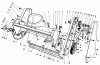 Toro 38180 - CCR 2000 Snowthrower, 1990 (0007974-0008194) Ricambi HOUSING ASSEMBLY