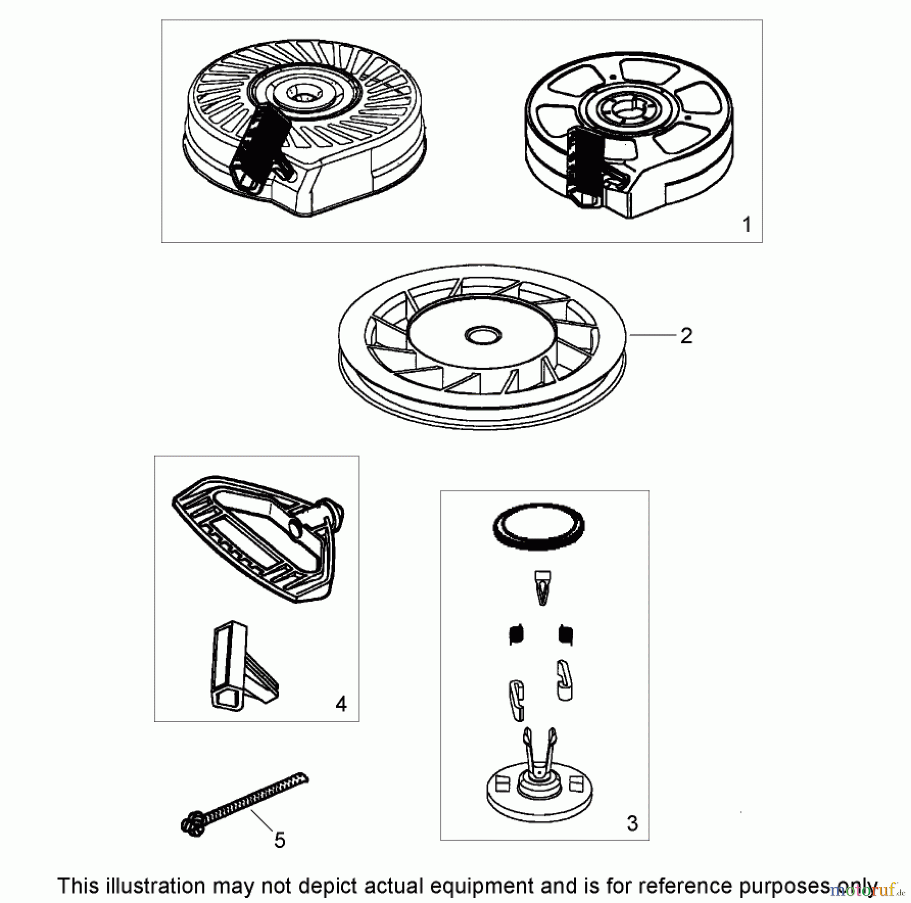  Toro Neu Snow Blowers/Snow Throwers Seite 1 38182 - Toro Powerlite Snowthrower, 2008 (280000001-280999999) REWIND STARTER NO. 590745 TECUMSEH TH098SA-1723F