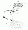 Toro 38185C - CCR 2000 Snowthrower, 1989 (9000001-9999999) Ricambi FLYWHEEL & MAGNETO ASSEMBLY