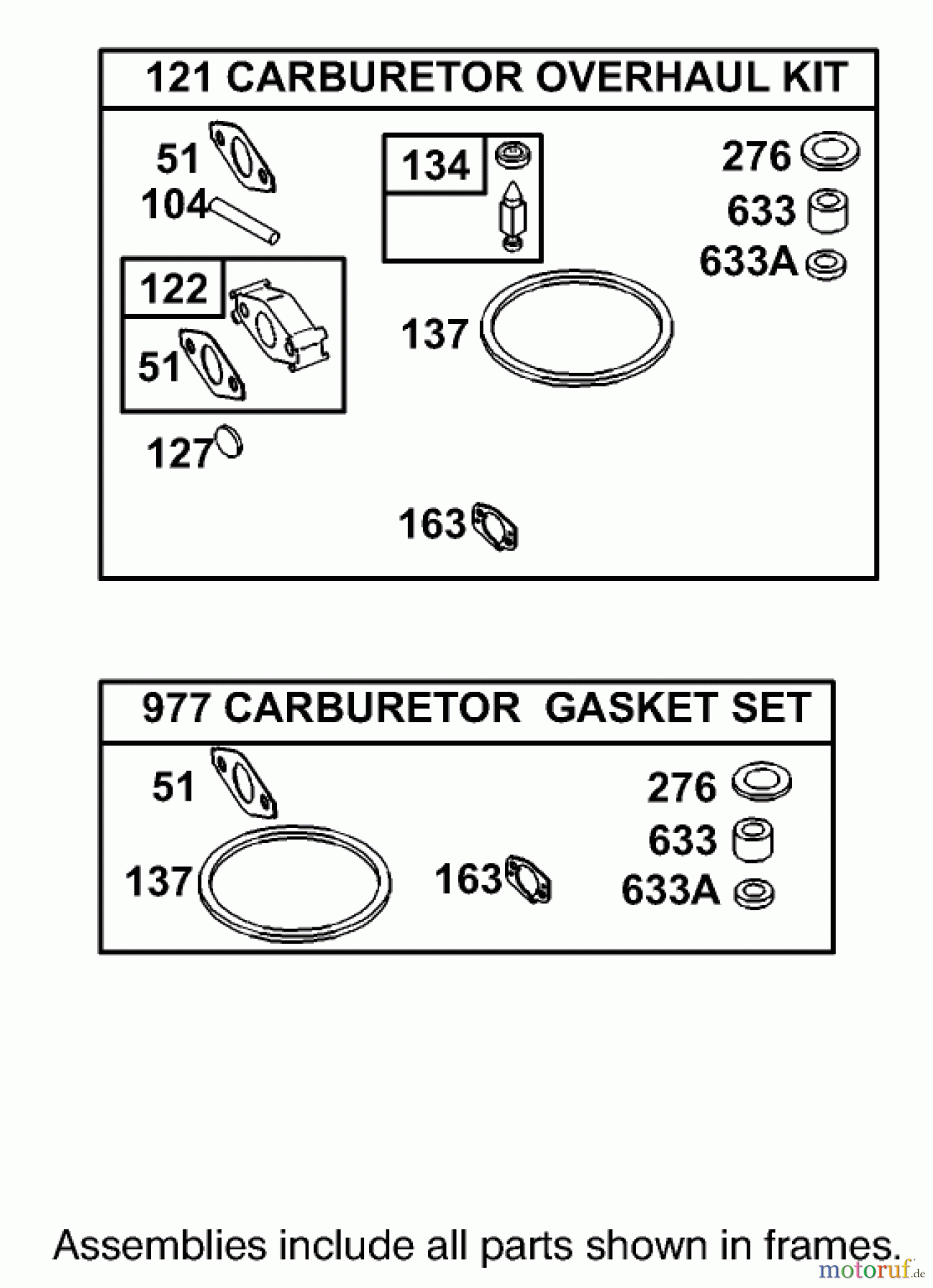  Toro Neu Blowers/Vacuums/Chippers/Shredders 62925 - Toro 5.5 hp Lawn Vacuum, 2003 (230000001-230999999) CARBURETOR OVERHAUL KIT ASSEMBLY ENGINE BRIGGS AND STRATTON MODEL 126402-0245-E1