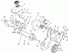 Toro 38190 - CCR 1000 Snowthrower, 1991 (1000001-1999999) Ricambi ENGINE ASSEMBLY (MODEL NO. 38190 ONLY)
