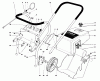 Toro 38210 (S-140) - S-140 Snowthrower, 1979 (9000001-9999999) Ricambi UPPER MAIN FRAME