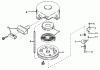 Toro 38240 (421) - 421 Snowthrower, 1979 (9000001-9999999) Ricambi REWIND STARTER NO. 590473