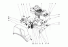Toro 38250 (421) - 421 Snowthrower, 1980 (0000001-0999999) Ricambi ENGINE ASSEMBLY