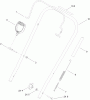 Toro 38272 (418 ZR) - Power Clear 418 ZR Snowthrower, 2013 (SN 313000001-313999999) Ricambi HANDLE ASSEMBLY