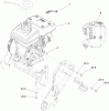 Toro 38273 - Powerlite Snowthrower, 2011 (311003001-311999999) Ricambi ENGINE AND MOUNTING ASSEMBLY