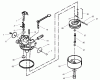 Toro 38405 (1000) - CCR 1000 Snowthrower, 2001 (210000001-210999999) Ricambi CARBURETOR NO. 640086