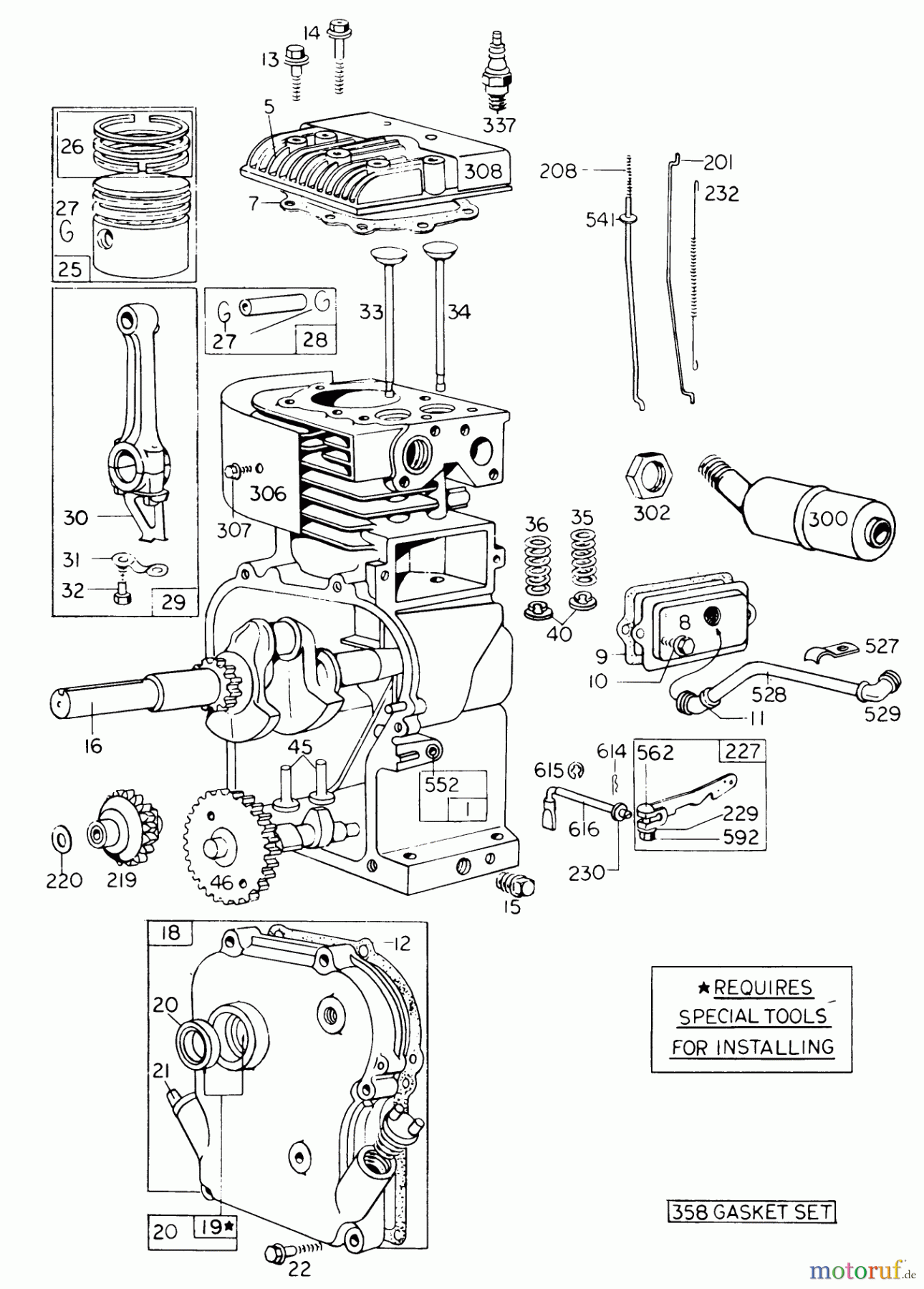  Toro Neu Blowers/Vacuums/Chippers/Shredders 62933 - Toro 5 hp Lawn Blower, 1978 (8000001-8999999) ENGINE BRIGGS & STRATTON MODEL NO. 130202 TYPE 0492-01
