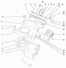 Toro 38415 (2400) - CCR 2400 Snowthrower, 1997 (7900001-7999999) Ricambi SHROUD ASSEMBLY