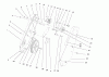 Toro 38422 (2500) - CCR 2500 Snowthrower, 1998 (8900001-8999999) Ricambi PULLEY AND COVER ASSEMBLY