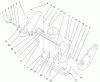 Toro 38429 (2450) - CCR 2450 Snowthrower, 2000 (200000001-200999999) Ricambi HOUSING AND SIDE PLATES ASSEMBLY