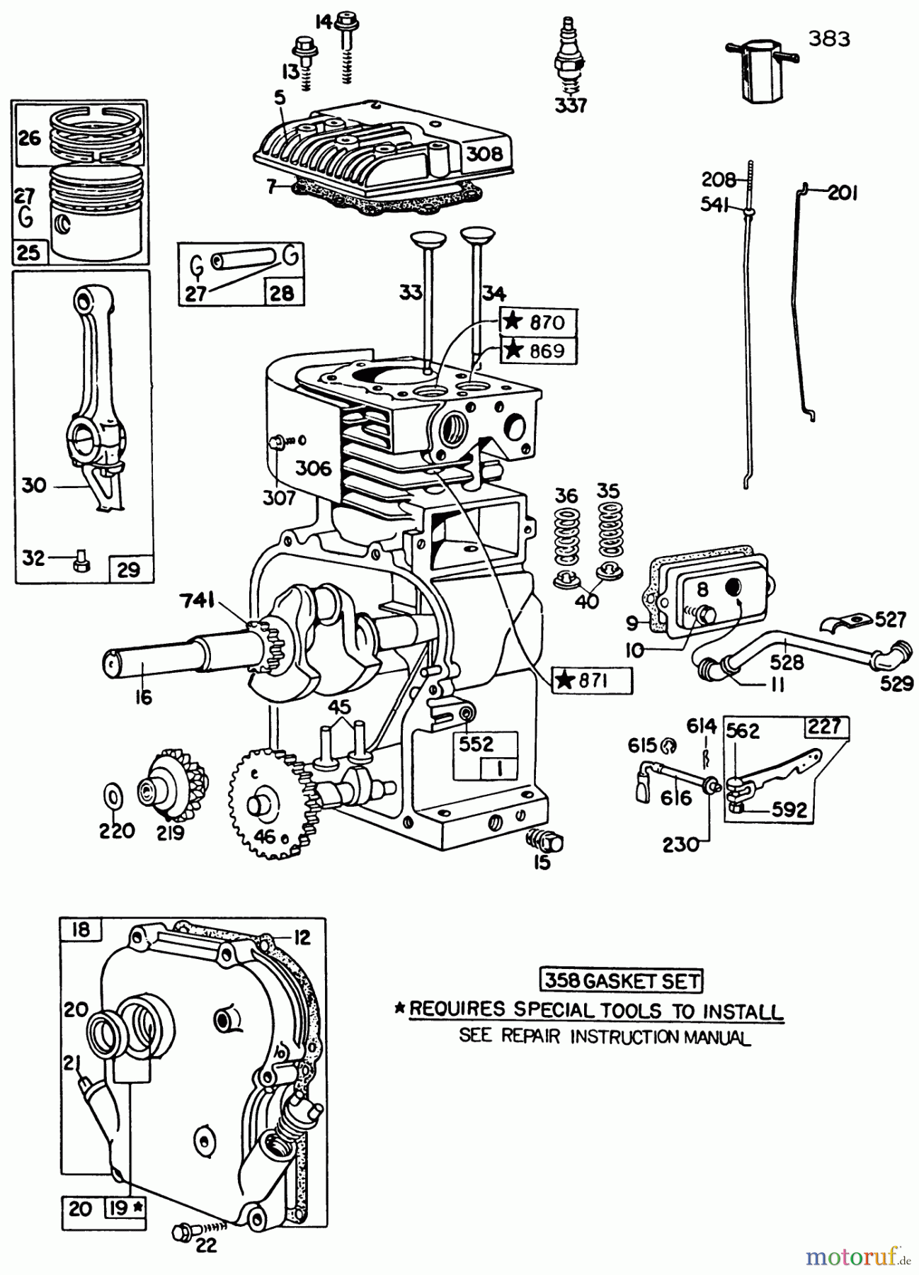  Toro Neu Blowers/Vacuums/Chippers/Shredders 62933 - Toro 5 hp Lawn Blower, 1987 (7000001-7999999) ENGINE BRIGGS & STRATTON MODEL NO. 130202-1640-01 #1