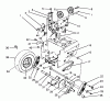 Toro 38510 (624) - 624 Power Shift Snowthrower, 1988 (8000001-8999999) Ricambi TRACTION DRIVE ASSEMBLY