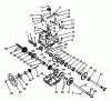 Toro 38510 (624) - 624 Power Shift Snowthrower, 1988 (8000001-8999999) Ricambi TRANSMISSION ASSEMBLY NO. 62-0190