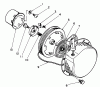 Toro 58402 - 2 hp Edger, 1984 (4000001-4999999) Ricambi RECOIL STARTER ASSEMBLY