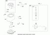 Toro 38518 (3650) - CCR 3650 GTS Snowthrower, 2007 (270010001-270999999) Ricambi FLYWHEEL, BLOWER HOUSING AND STARTER ASSEMBLY BRIGGS AND STRATTON 084233-0198-E8