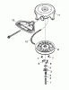 Toro 38543 (824) - 824 Power Shift Snowthrower, 1994 (4900001-4999999) Ricambi REWIND STARTER TECUMSEH NO. 590672