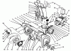 Toro 38555 (1028) - 1028 Power Shift Snowthrower, 1996 (69000001-69999999) Ricambi HOUSING & CHUTE ASSEMBLY