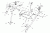 Toro 38566 (1132) - 1132 Power Shift Snowthrower, 1990 (0000001-0999999) Ricambi HANDLE ASSEMBLY