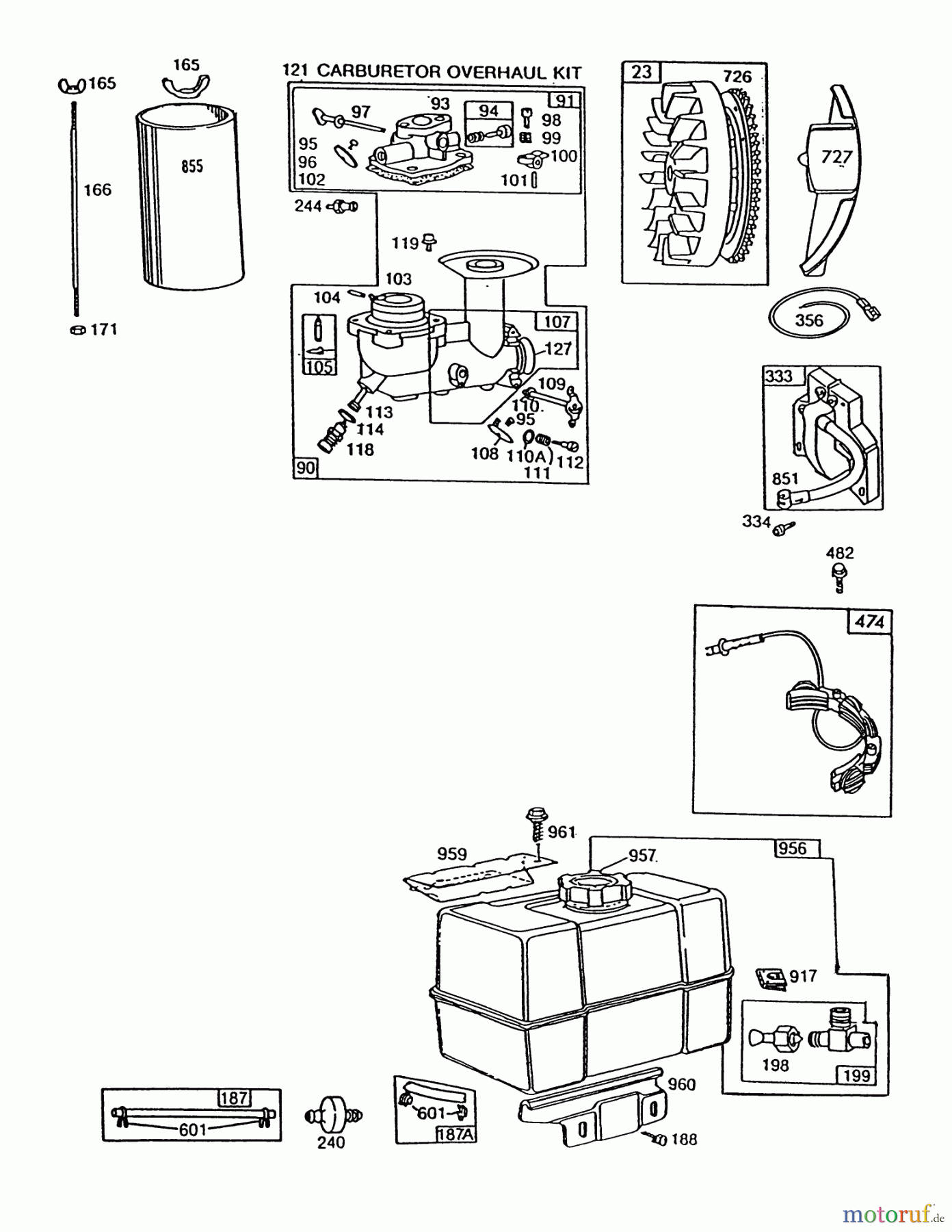  Toro Neu Snow Blowers/Snow Throwers Seite 1 38566 (1132) - Toro 1132 Power Shift Snowthrower, 1991 (1000001-1999999) ENGINE BRIGGS & STRATTON MODEL 252416 TYPE 0756-01 (MODEL NO. 38580 ONLY)