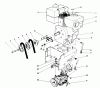 Toro 38570 (828) - 828 Power Shift Snowthrower, 1991 (1000001-1999999) Ricambi ENGINE ASSEMBLY
