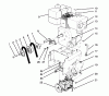 Toro 38570 (828) - 828 Power Shift Snowthrower, 1995 (5900001-5999999) Ricambi ENGINE ASSEMBLY