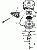 Toro 38573 (828) - 828 Power Shift Snowthrower, 1989 (9000001-9999999) Ricambi REWIND STARTER TECUMSEH NO. 590630