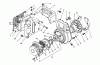 Toro 62005 (T500) - Generator, T500, 1983 (3000001-3999999) Ricambi STARTER-EXHAUST ASSEMBLY