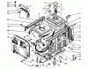Toro 62005 (T500) - Generator, T500, 1985 (5000001-5999999) Ricambi FUEL TANK & COVER ASSEMBLY