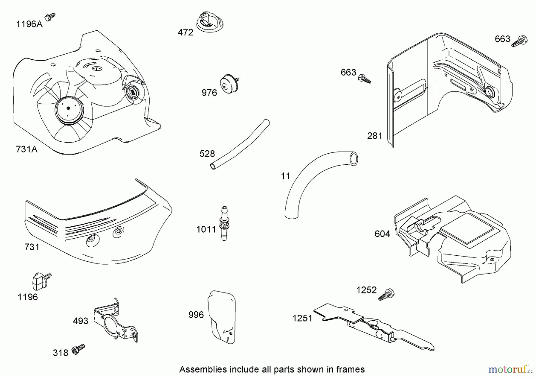  Toro Neu Snow Blowers/Snow Throwers Seite 2 38629 (826 OE) - Toro Power Max 826 OE Snowthrower, 2009 (290000001-290999999) SHROUD ASSEMBLY BRIGGS AND STRATTON 15D104-0112-E1