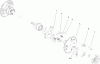 Toro 38630 (828 LXE) - Power Max 828 LXE Snowthrower, 2006 (260000001-260999999) Ricambi WHEEL CLUTCH SPROCKET ASSEMBLY