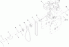 Toro 38631 (828 LXE) - Power Max 828 LXE Snowthrower, 2007 (270000001-270999999) Ricambi ENGINE ASSEMBLY AND BELT ASSEMBLY