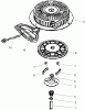 Toro 38635 (828 LE) - Power Max 828 LE Snowthrower, 2004 (240000001-240999999) Ricambi REWIND STARTER ASSEMBLY NO. 590733 (OPTIONAL) TECUMSEH HMSK-100 159495Y